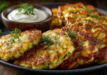 Вкуснющие драники из кабачка и творога: завтрак или перекус на 110 ккал и 7 г белка