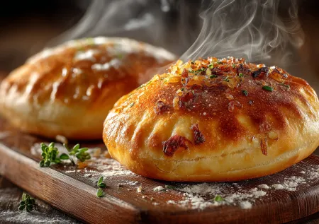 Как у бабушки: домашние пирожки с картошкой и луком — пышные и мягкие