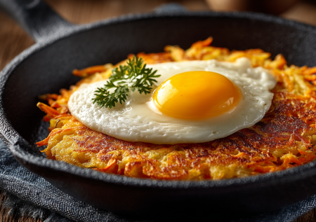 Морковно-сырный блинчик — мастхэв для завтраков: не только вкусно, но и полезно