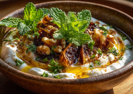 Соус боренидж: шедевр персидской кухни, который стоит приготовить. Нежная баклажанная икра с шафраном и грецкими орехами