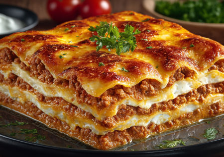 Легко, быстро и вкусно — все это про ленивую лазанью: понадобится пачка фарша и упаковка лаваша