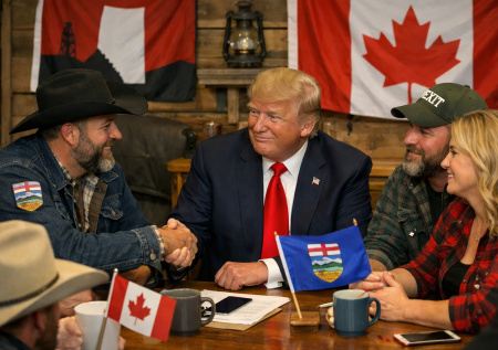 Тайные встречи Трампа с сепаратистами Альберты: США поглотят Канаду?