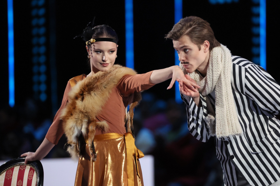 Фигуристка Анна Щербакова и актер Константин Раскатов