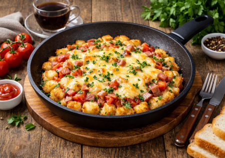 Смешиваю мякиш с яйцами и — на сковороду: ленивый завтрак из простых продуктов