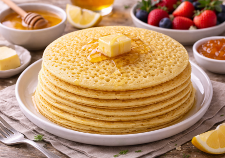 На Масленицу готовлю не только обычные, но и марокканские: блинчики на манке, от которых все в восторге