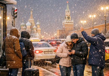 Как в Москве сэкономить на такси в снегопад: собрали главные лайфхаки