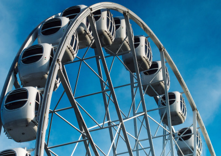 В российском городе продают сразу два колеса обозрения