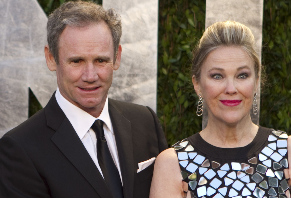 Кэтрин О'Хара с мужем, 2012 год