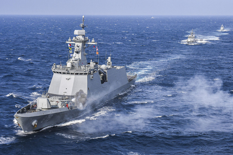 Морские учения ВМС Южной Кореи