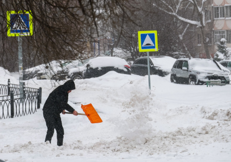 Москва побила рекорд по высоте снежного покрова