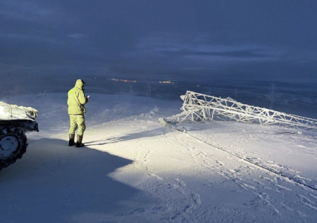 Появились кадры Мурманска на фоне масштабного блэкаута