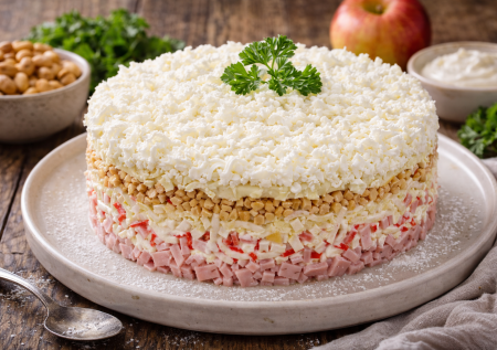 Все, кто «фукал» — облизали тарелки: салат «Снежная королева» — необычный и очень вкусный