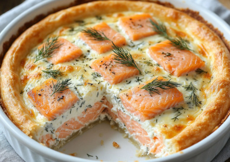 Вместо солянки — уют по-норвежски: лосось, картофель и укроп под сырной корочкой. Духовка творит волшебство за полчаса