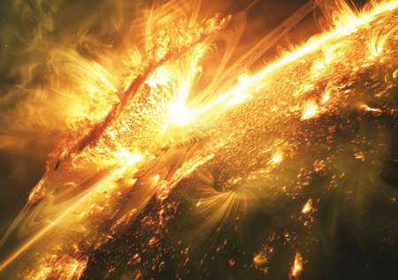 На Солнце произошла вспышка высшего класса