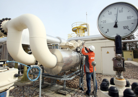 Газовые хранилища Германии резко опустели из-за затяжных морозов