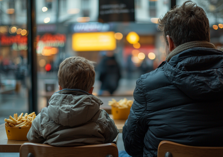 Дядя накормил фастфудом: в Петербурге ищут девятилетнего мальчика
