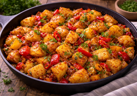 Картошка с характером: острая, румяная и такая, что просят добавку