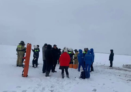 Опубликованы первые кадры с места трагичного крушения самолета в Орске