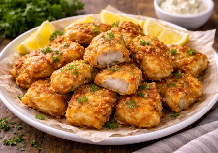 Многие не знают про луковый кляр: жарю рыбу так — и получается вкуснятина. Сочная, мягкая и без намёка на сухость