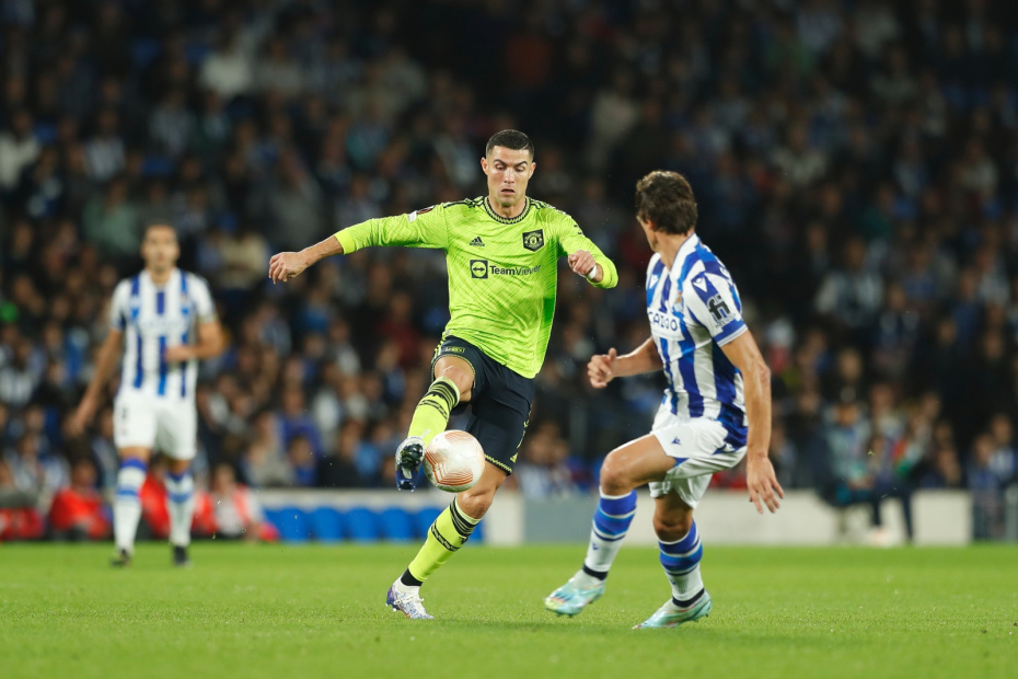 Криштиану Роналду играет за клуб «Манчестер Юнайтед», 3 ноября 2022 года