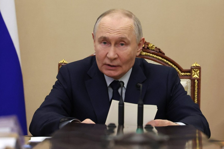 Президент РФ Владимир Путин проводит совещание по экономическим вопросам