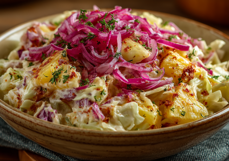 Салат «Курочка Ряба» — просто, быстро и из обычных продуктов — нарежете к обеду или ужину за 10 минут