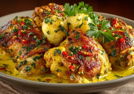 Сочная курочка в кефире с имбирем — вау!