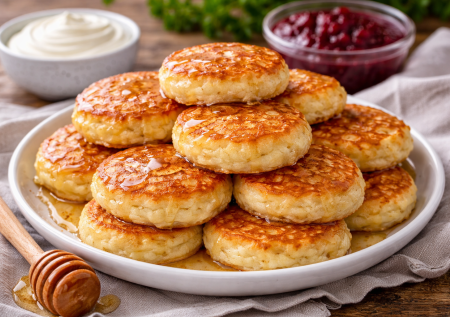 Мягкие как облако оладьи: готовятся на манке, муке и воде — вкусно и просто