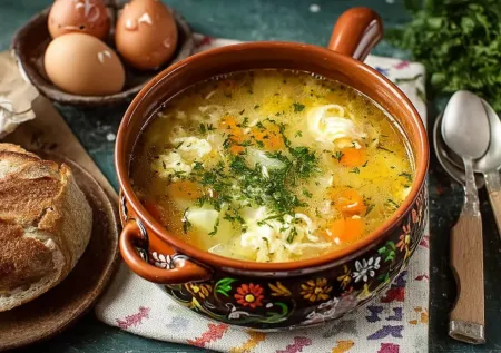 Сытный и красивый: суп «Кудряш» — обед, который обожают и взрослые, и дети