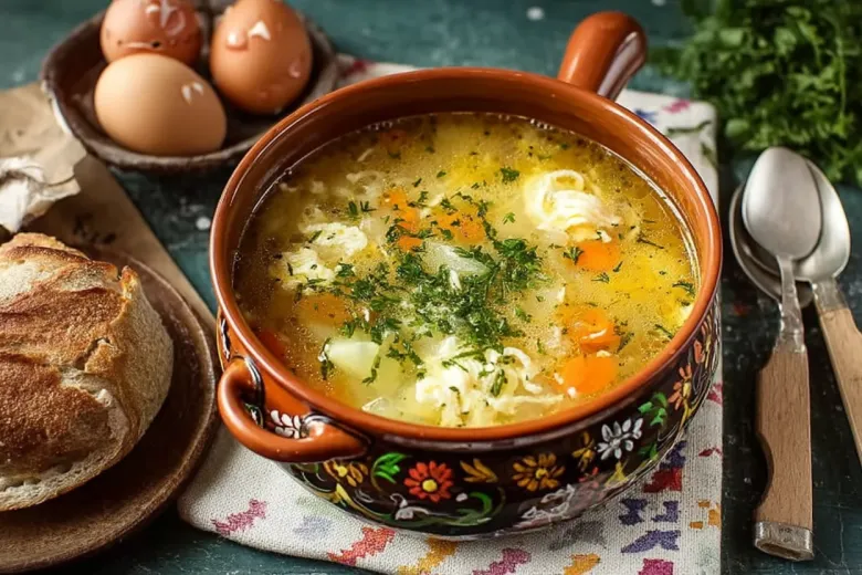 Кудрявый суп: быстрый рецепт без мяса