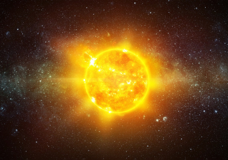 На Солнце произошла мощная вспышка