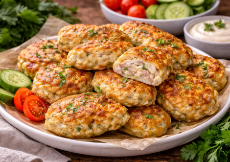 Рубленые куриные котлеты с майонезом: сочные, мягкие и исчезают прямо со сковороды