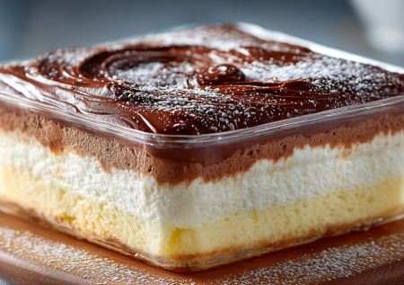 Если любите «Птичье молоко», готовьте этот десерт — не пожалеете: банановое суфле с шоколадной глазурью