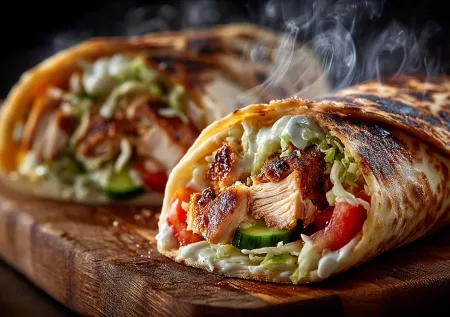 Ленивая шаурма: сочный ужин в лаваше всего за 15 минут без лишних хлопот