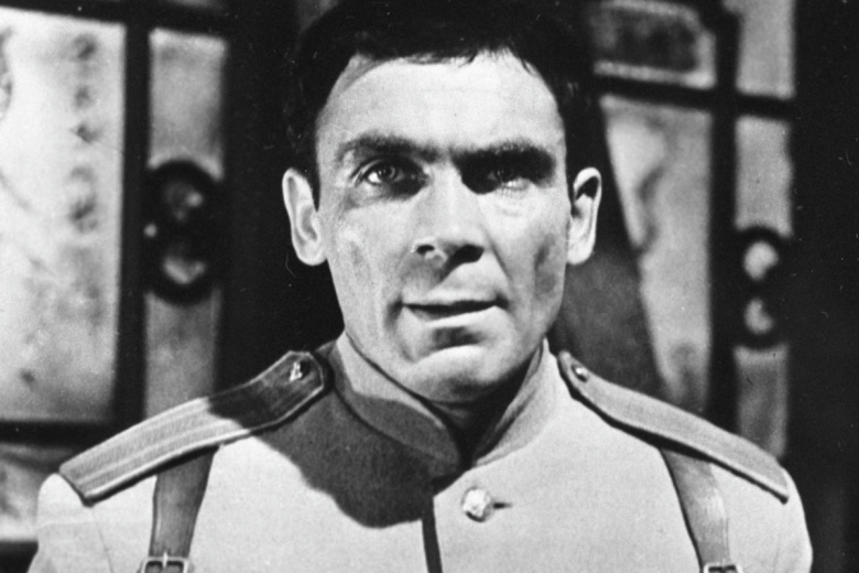 Владимир Заманский в роли Прохорова в советско-монгольском художественном фильме «Исход»