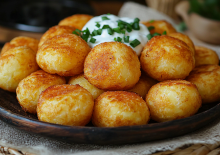 Кинула картофельное пюре в горячее масло — получила ароматное чудо. Хоть к супу, хоть на завтрак со сметаной