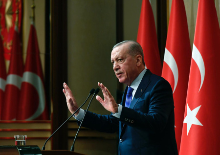 Эрдоган выступил против внешнего вмешательства в дела Ирана
