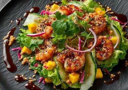 Легкий ужин за 20 минут: топ-8 изысканных салатов с креветками