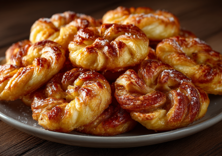 Когда лень готовить, но семья просит домашней выпечки, делаю это чудо: яблочные колечки в тесте