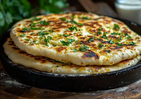 Эти чуду — просто чудо! Готовлю дагестанскую классику на сковороде: завтрак без капли масла, но с полезной добавкой