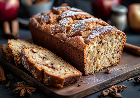 Кексы покажутся пресными и скучными — просто попробуйте яблочный хлеб: готовлю без хлопот для теплых чаепитий