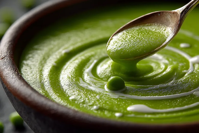 Суп из зеленого горошка