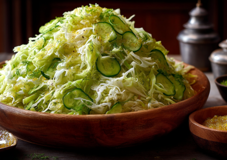 Обалденный овощной салат из капусты и огурца: все дело в необычной заправке без майонеза