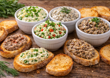 5 самых вкусных и простых намазок на хлеб, тосты и лаваш — готовятся за 15 минут