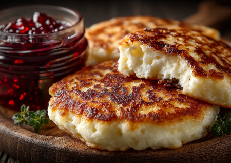 Пачка творога, яйцо и три ложки муки — объединяем и запекаем: простой рецепт лепешек