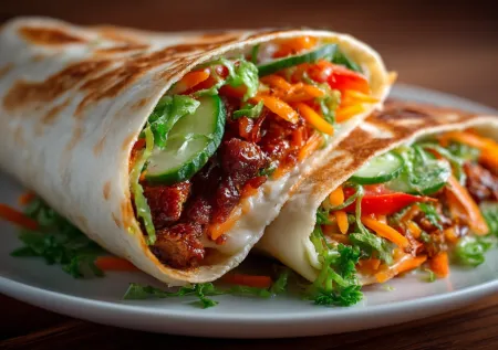 Простая, полезная и быстрая: вегетарианская шаурма — вкуснее, чем с мясом!