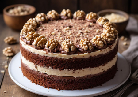 Остатки белков, горсть орехов и масло — превратила в торт-легенду. «Киевский» по-домашнему: проще, чем кажется, и вкуснее магазинного