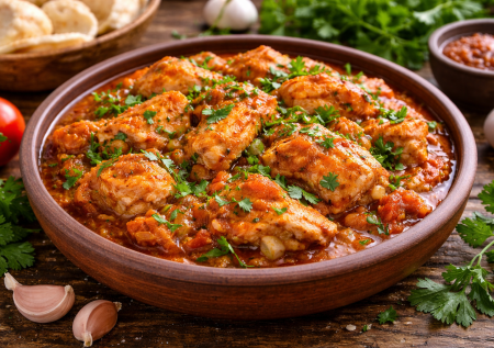 Чахохбили из филе бедра — сочное грузинское блюдо, которое готовится проще простого