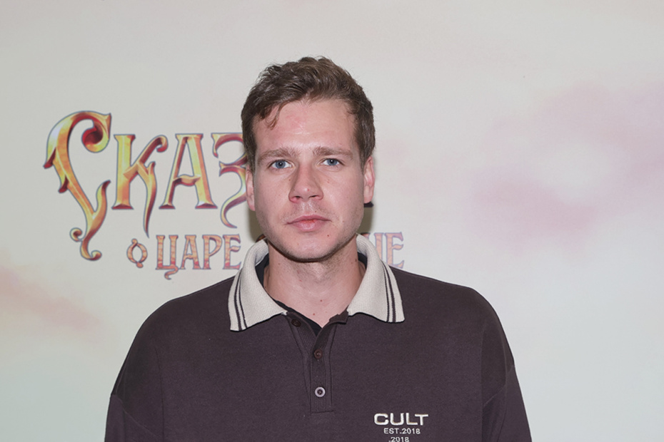 Кузьма Сапрыкин на премьере фильма «Сказка о царе Салтане»