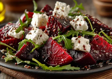 Фета и свекла: салат для плоского живота — быстро и вкусно